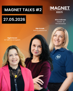 Magnet Talks tööandja brändingu järelseminar – Tallinna Lennujaam, Politsei- ja Piirivalveamet ja Kaitsepolitseiamet esinejad, moderaator Kersti Vannas (Instar)